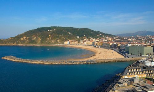 La Plage de Zurriola à Saint-Sébastien