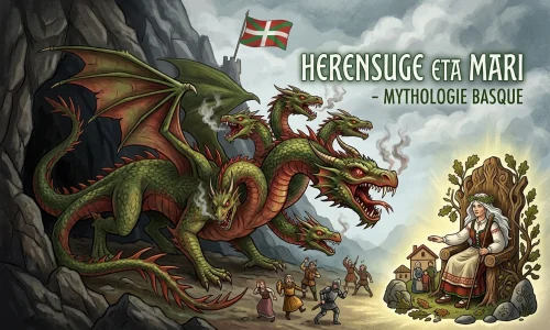 herensugue dragon a sept tete mythologie basque histoire basque