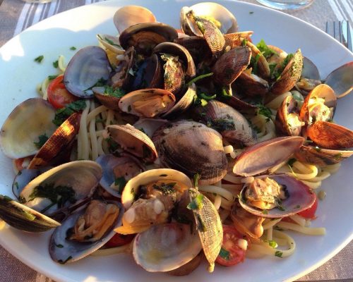restaurant frateli pattes au palourdes